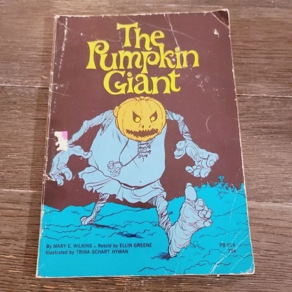 Vintage 70s The Pumpkin Giant by Mary E. Wilkins Picture Book Halloween